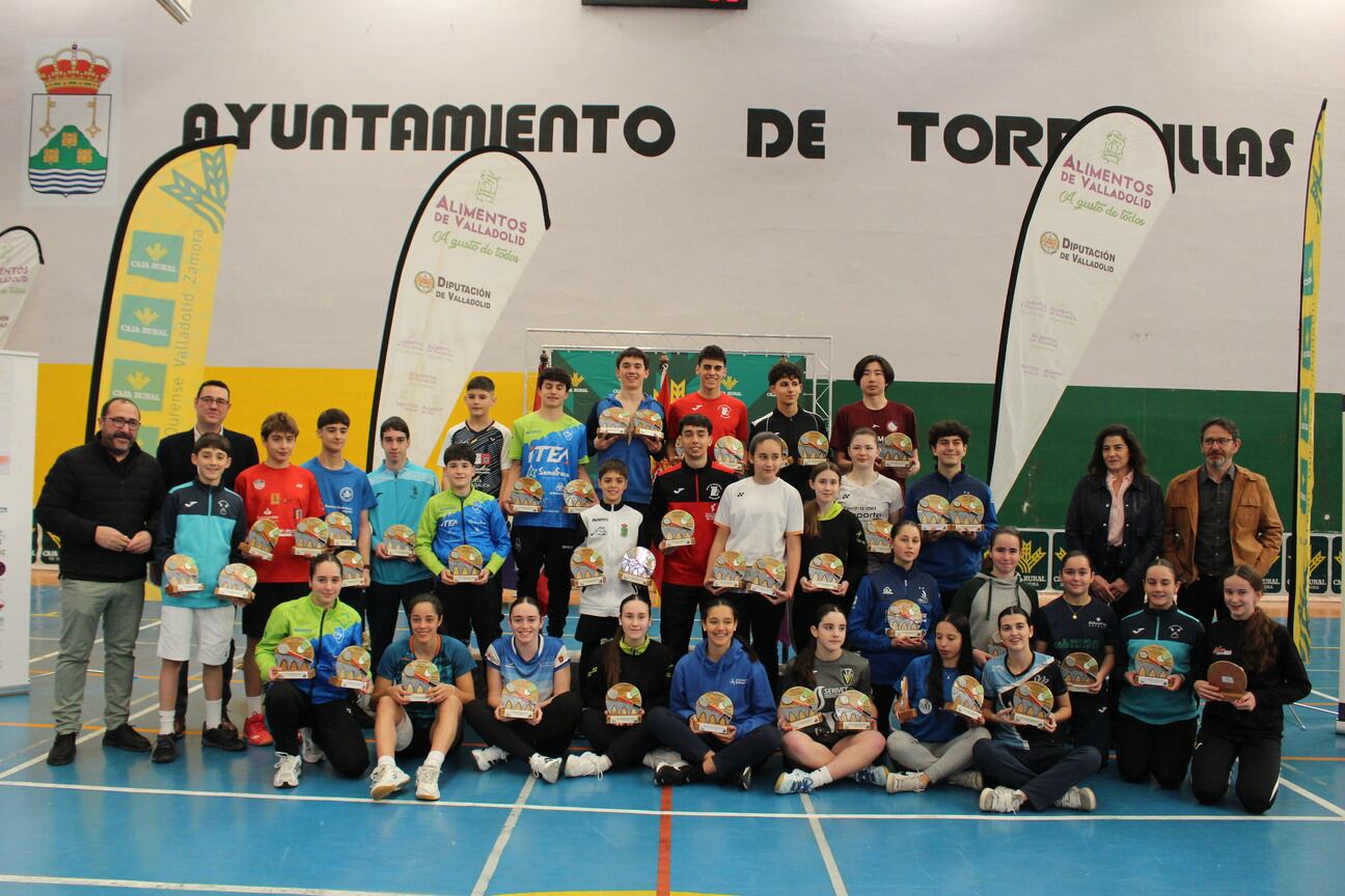 Ganadores del XXI Torneo de Bádminton "Villa del Tratado" de Tordesillas