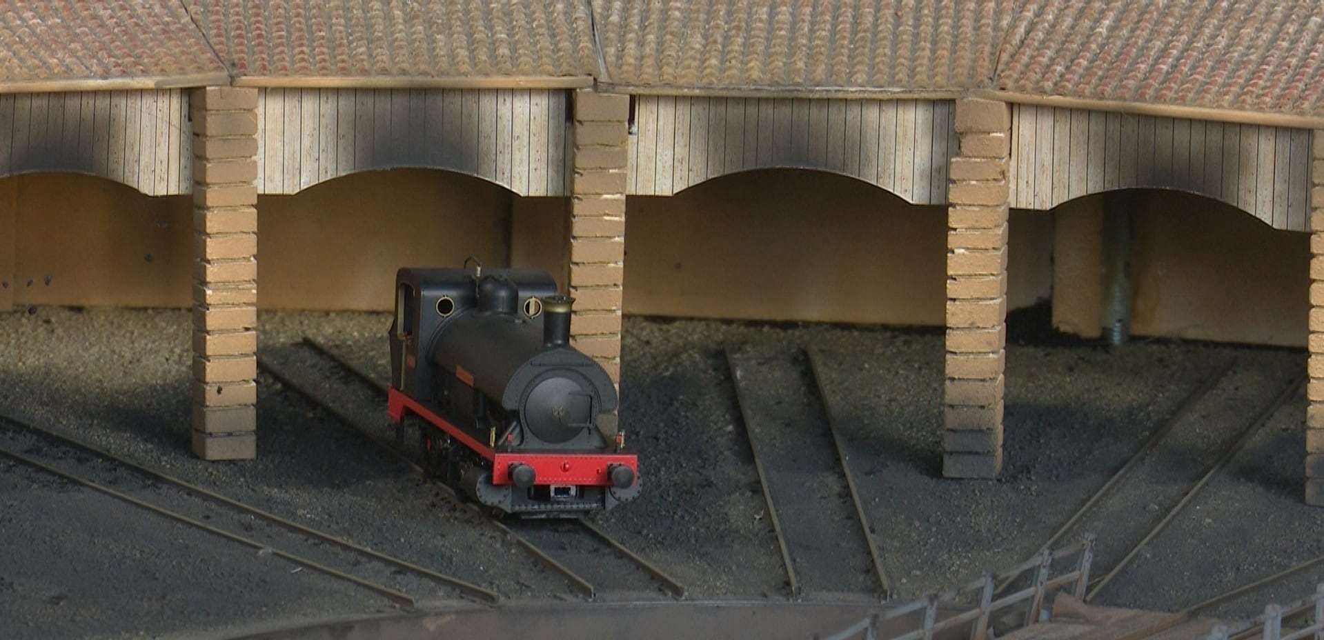 Maqueta antigua estación de Gandia