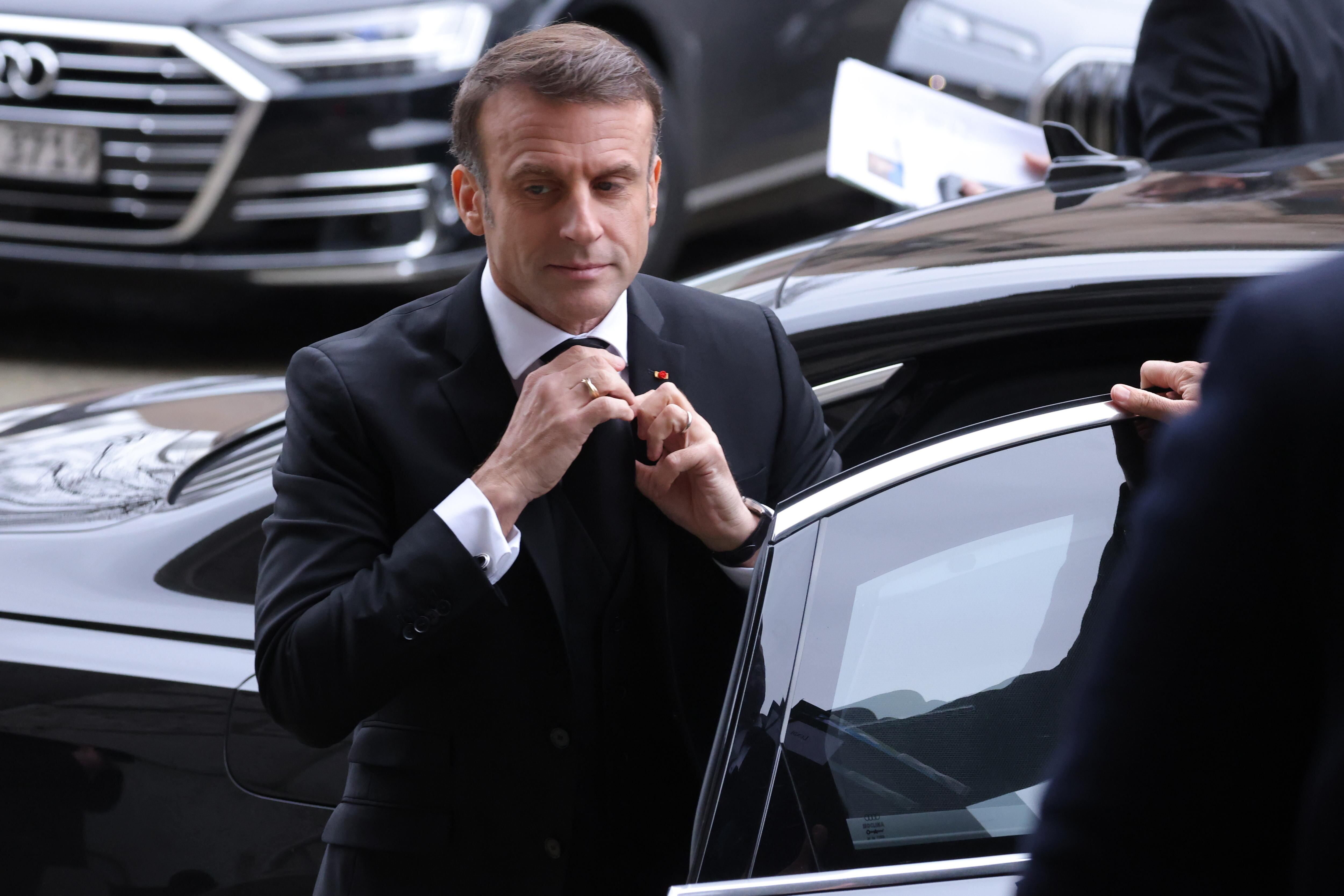 Imagen de archivo del presidente francés, Emmanuel Macron