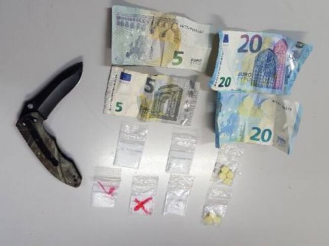 Imagen del material incautado