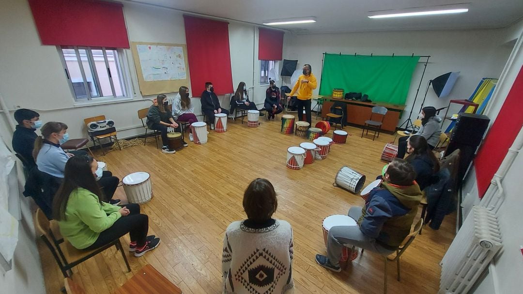 Actividad con &#039;mindfulness&#039; en el Colegio La Salle de Valladolid.