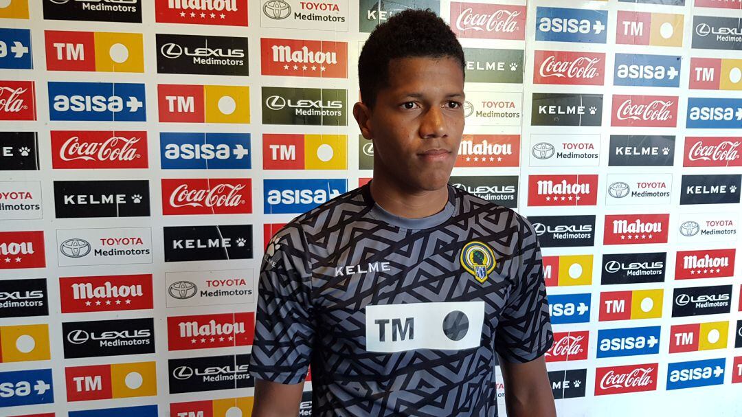 Jaime Alvarado, en la zona mixta del Rico Pérez