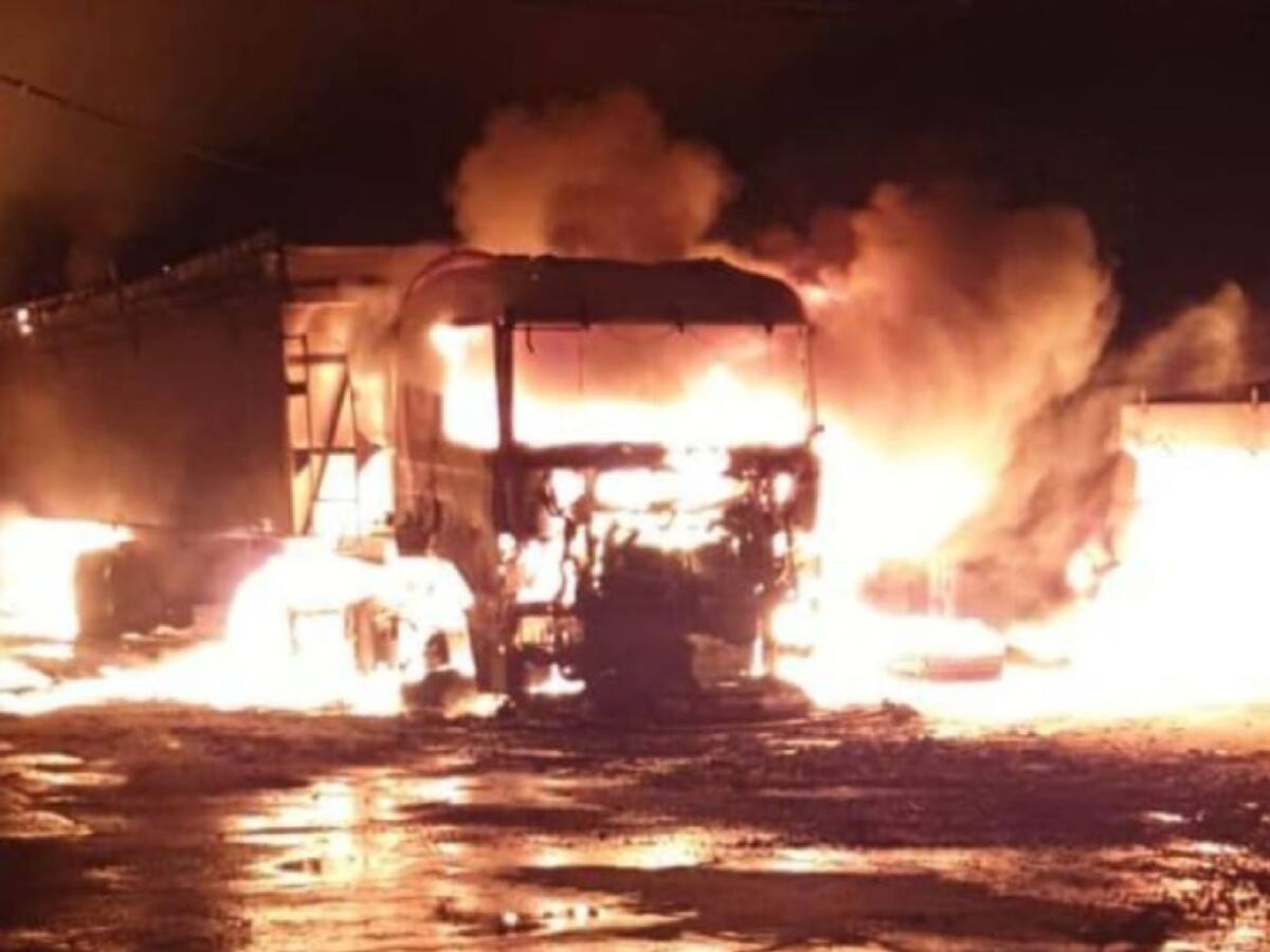 El fuego asola Cobadu