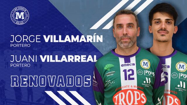 Jorge Villamarín y Juani Villarreal renuevan con el Trops Málaga/ Trops