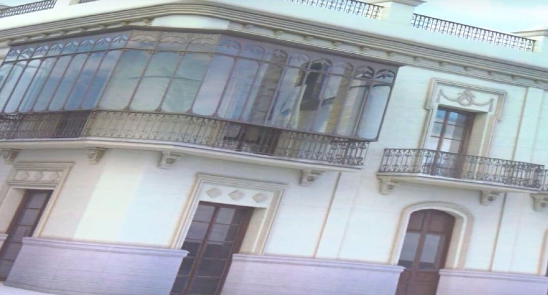 Boceto de la rehabilitación del emblemático edificio del centro de Algeciras