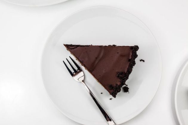 Tarta de chocolate.