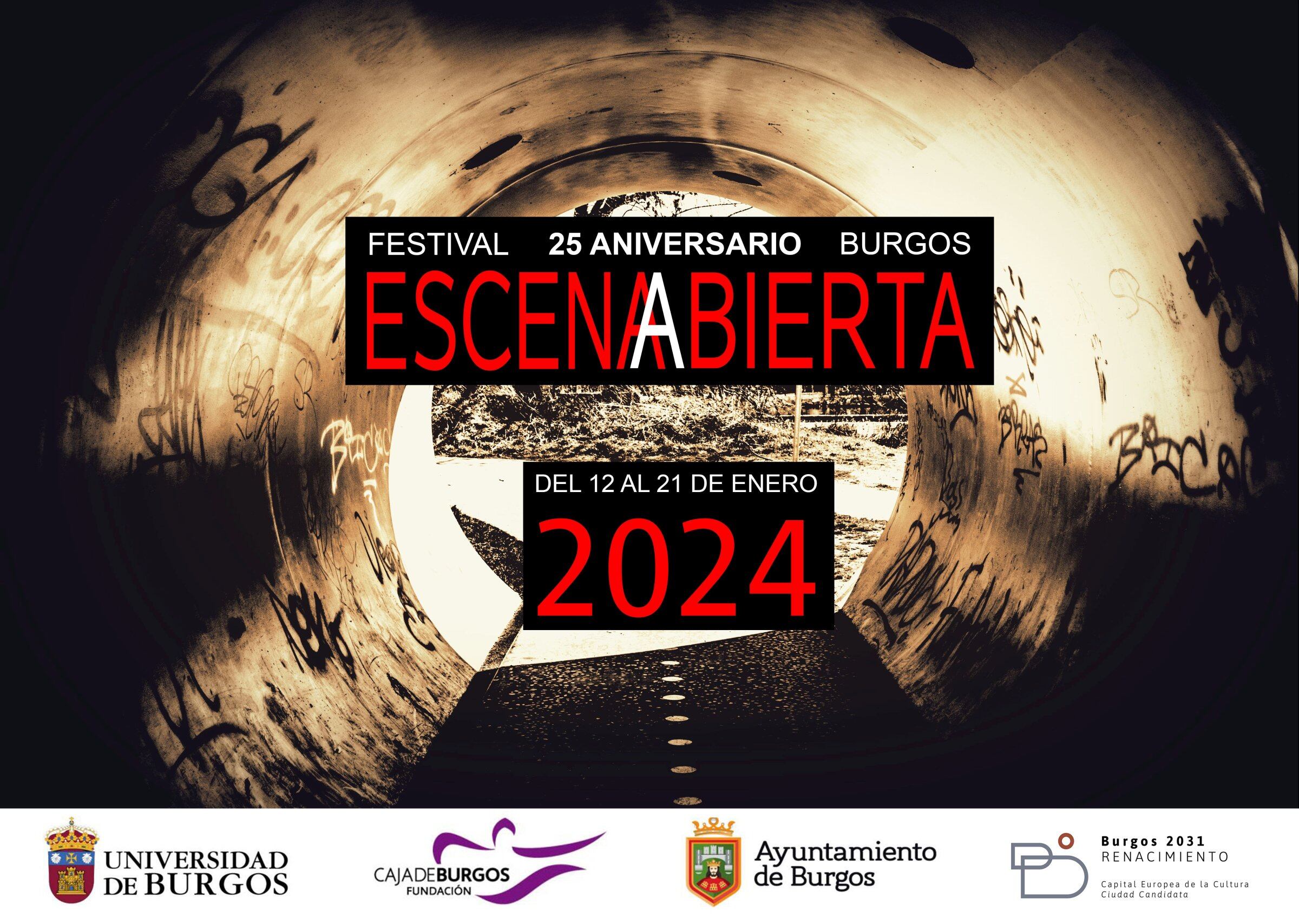 Cartel del festival Escena Abierta 2024