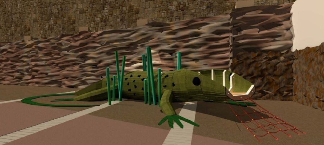 Imagen del diseño del futuro parque infantil