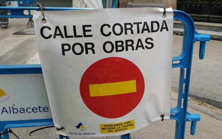 Una de las calles cortadas hoy en Albacete es Teodoro Camino