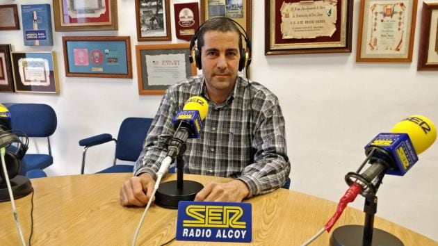 JuanFra Álvarez en Radio Alcoy