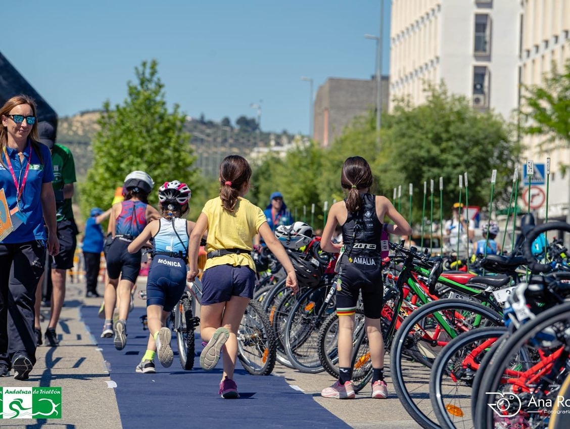 Imágenes del  I Duatlón de Menores en Jaén, organizado por Cerro Puerta Impulse TRI.