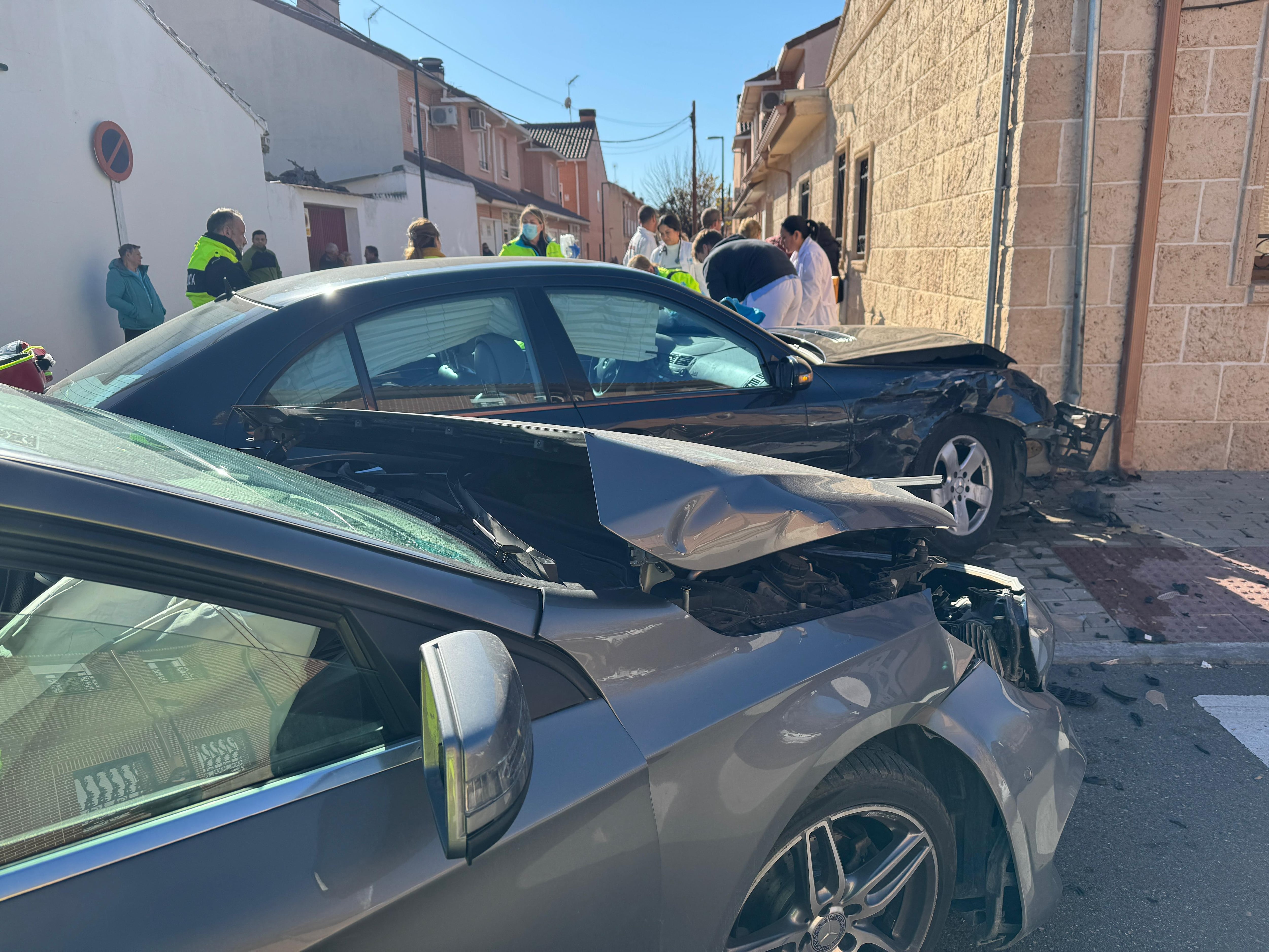 El accidente que ha dado lugar al atropello en San Martín de la Vega