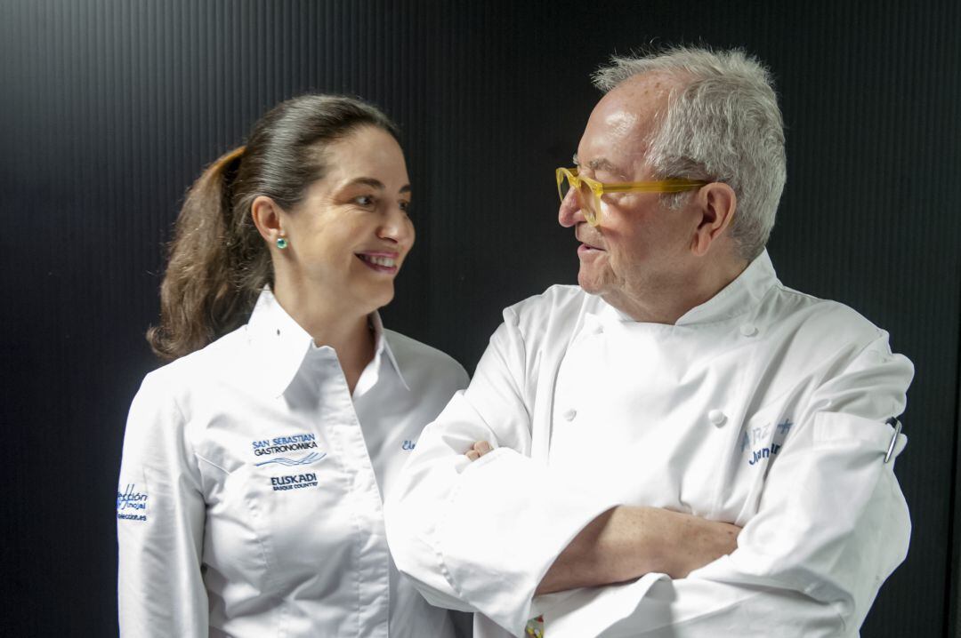 Elena i Juan Mari Arzak al Gastronomika San Sebastián 2016.