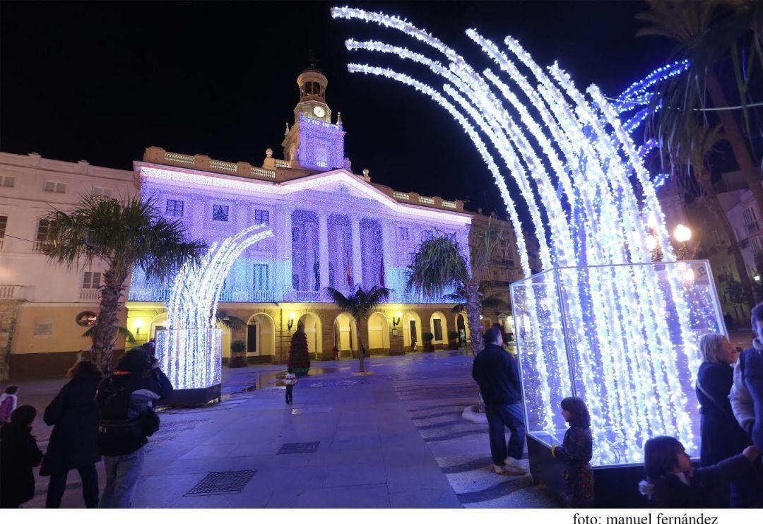 Plaza de San Juan de Dios, en Navidad
