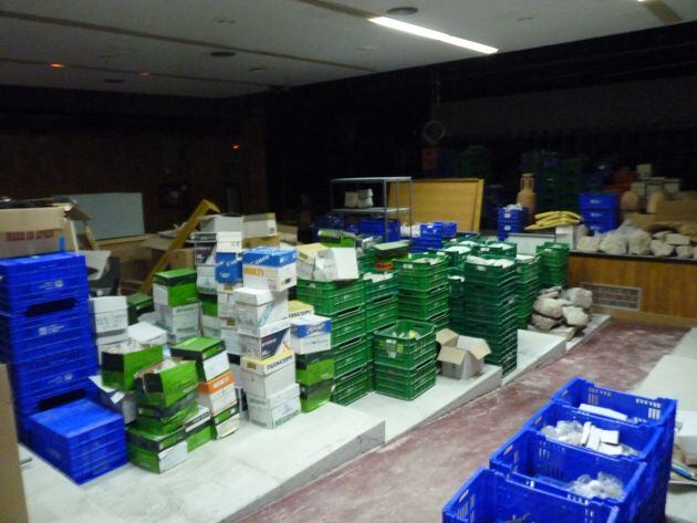 Sótano del Museo Arqueológico de Elda