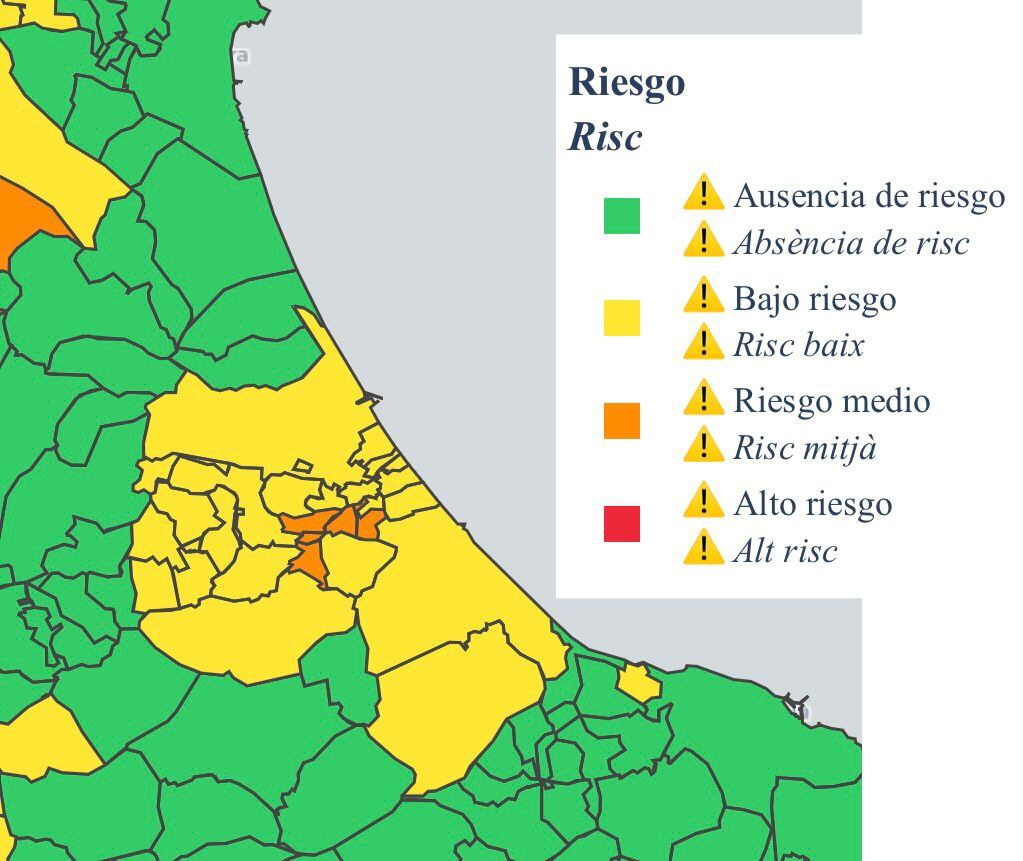 Poblaciones en riesgo sanitario por altas temperaturas.