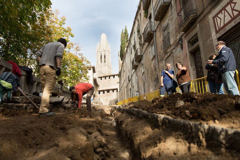 Restes de l'antiga ciutat romana sota