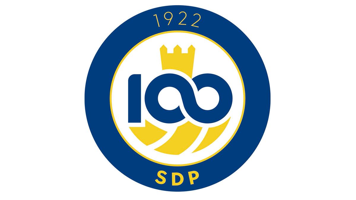 Logo del centenario de la SD Ponferradina