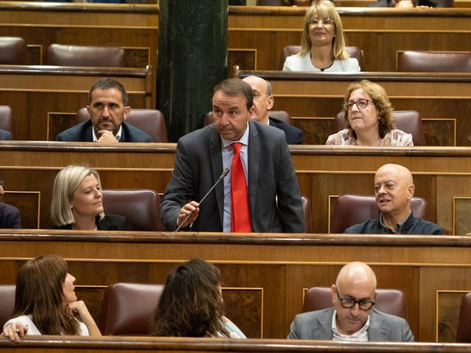 Aurelio Zapata en el Congreso de los Diputados