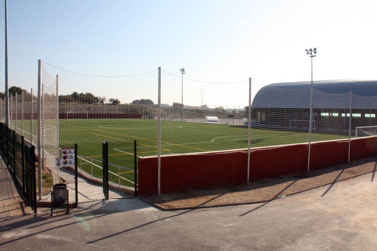 Imatge d'un camp de gespa artificial