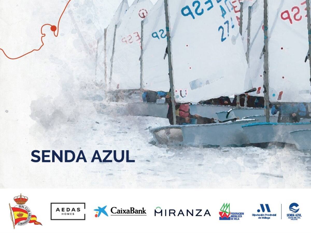 El Real Club Mediterráneo acoge la segunda etapa del Circuito Provincial de Optimist - Senda Azul