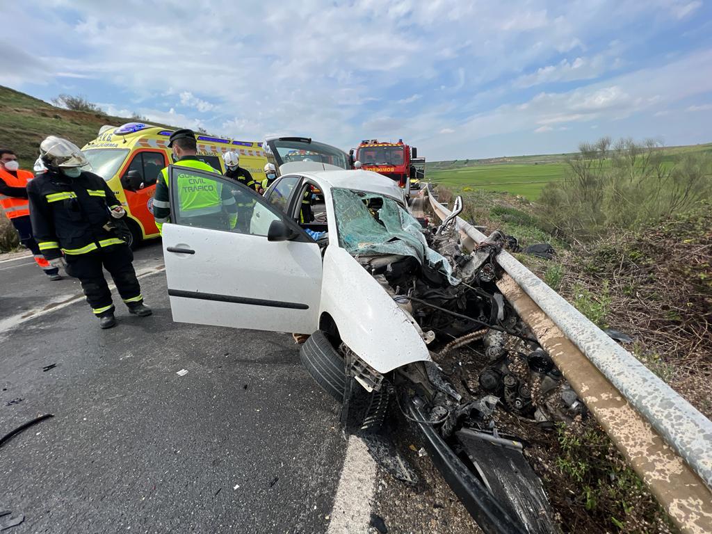 Muere un joven de 19 años tras impactar contra una furgoneta blindada en Ajalvir