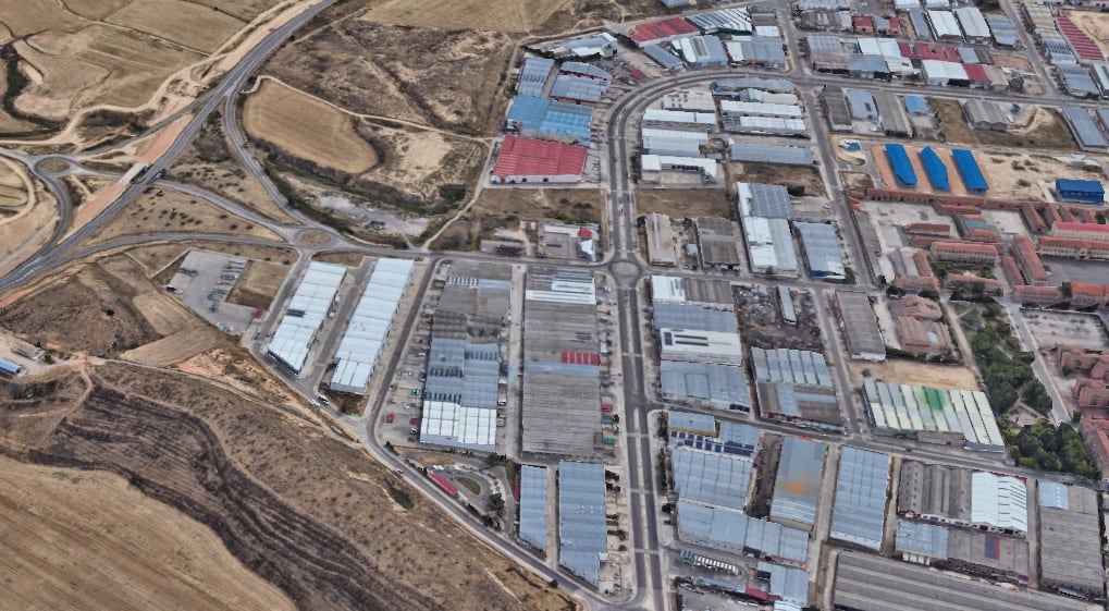 Vísta de la Ronda y el Polígono Monzú