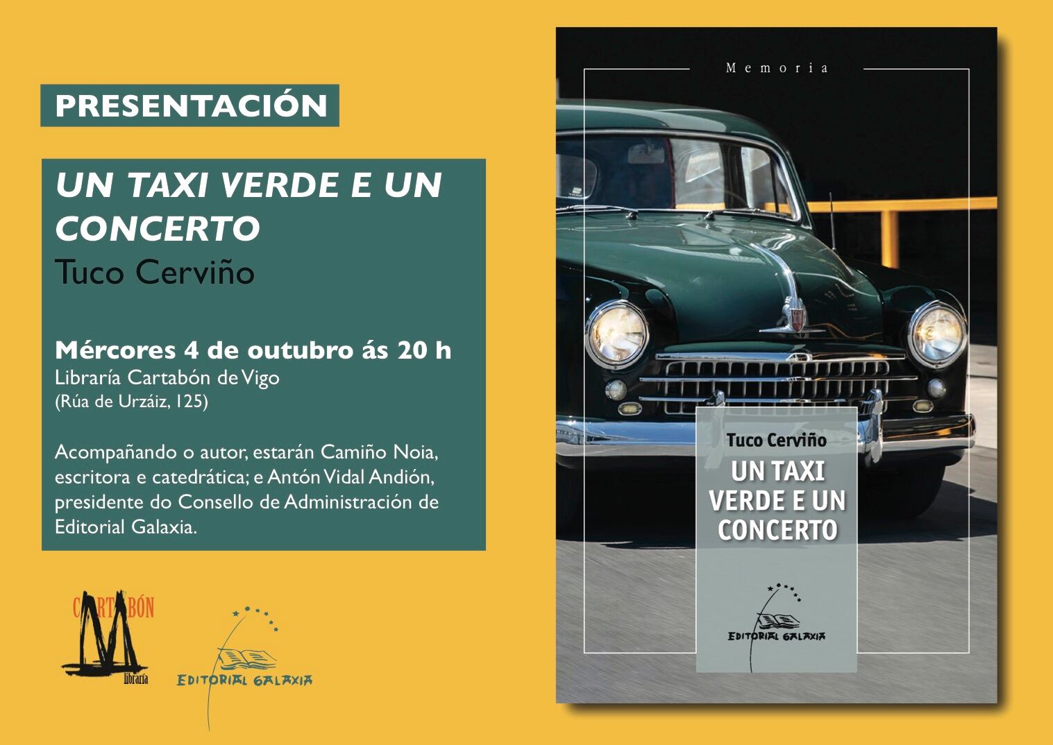 Cartel presentación del libro.