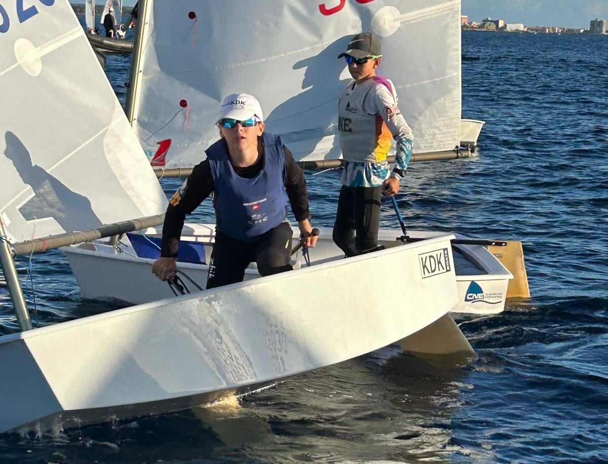 Els regatistes del CN Ciutadella d'Òptimist  van fer una gran Copa Federació.