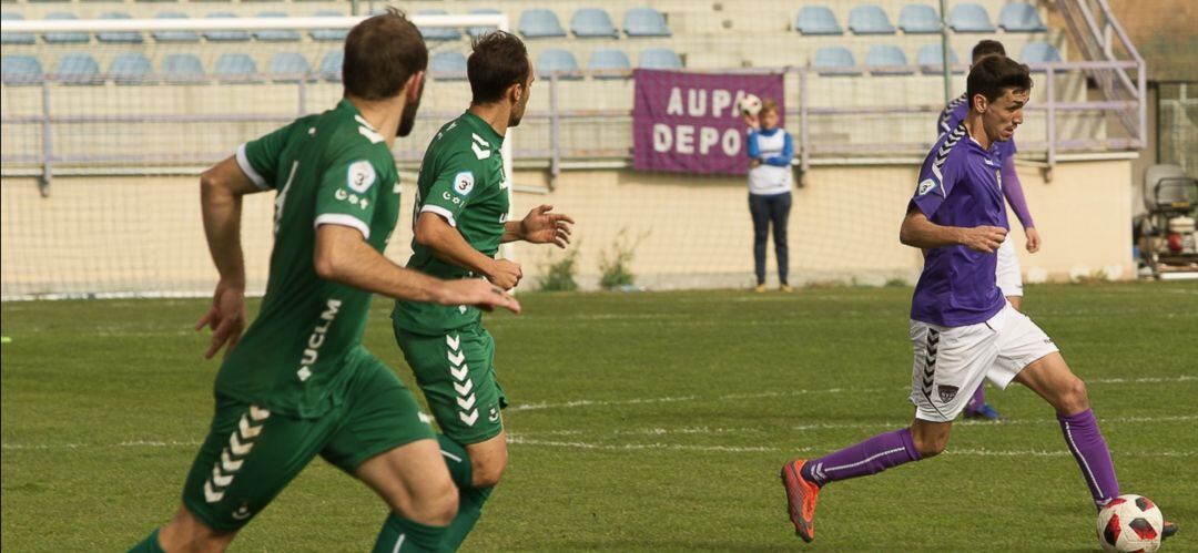 Imagen del partido de la pasada temporada (1-1)