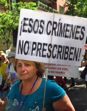 Manifestación de SOS Niños Robados