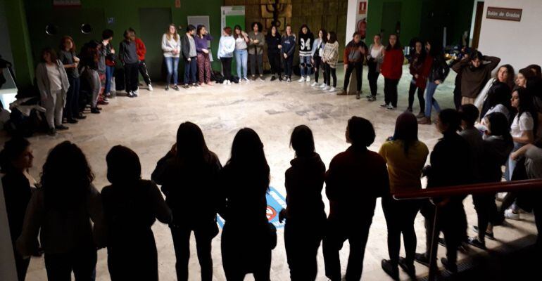 Encierro en la facultad de Magisterio de la Universidad Autónoma