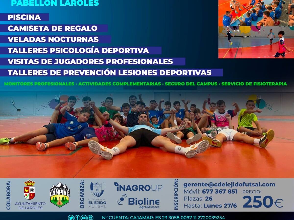 Este verano sigue disfrutando del Futsal con el Campus Deportivo