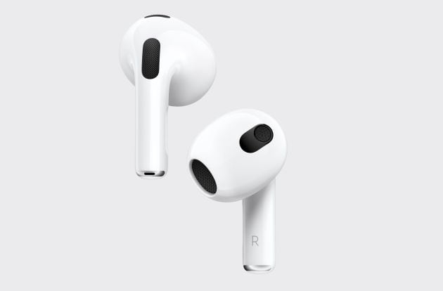 AirPods de tercera generación.