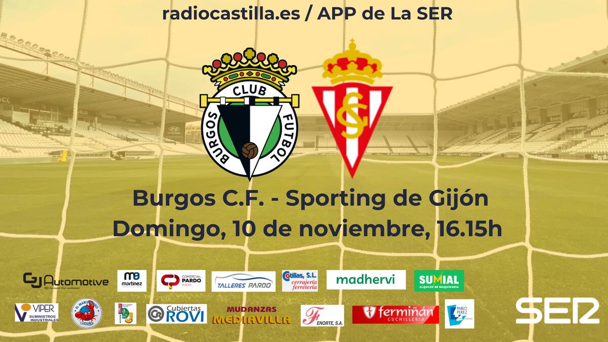 El Burgos recibe al Sporting de Gijón en El Plantío
