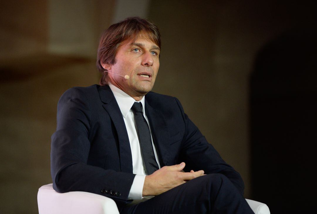 Antonio Conte, durante una entrevista. 