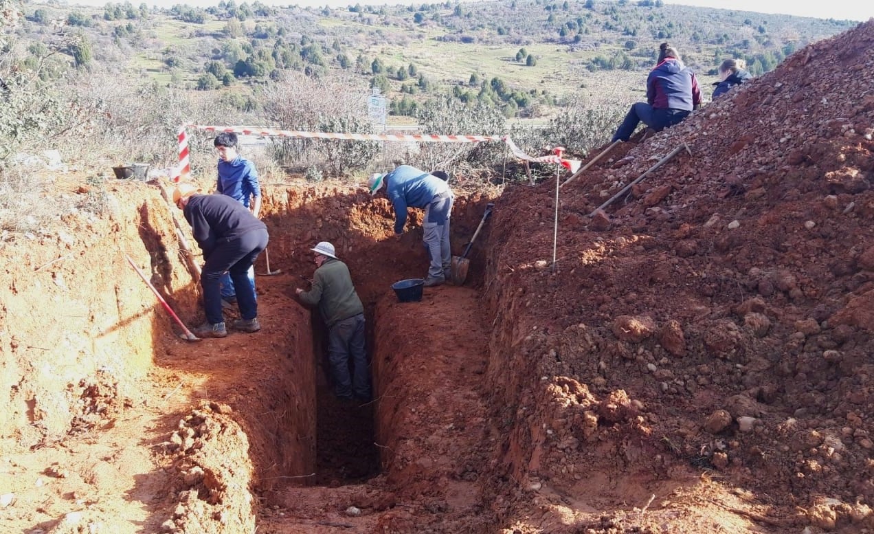 Prospección arqueológica sobre depósitos de un millón de años en el valle alto del río Arlanza