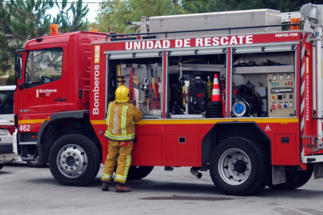 Imagen de archivo de efectivos de bomberos