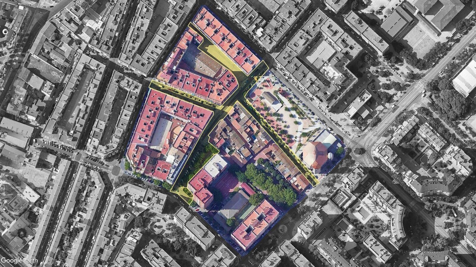 Imagen de la supermanzana de Orriols. Fuente: PSPV