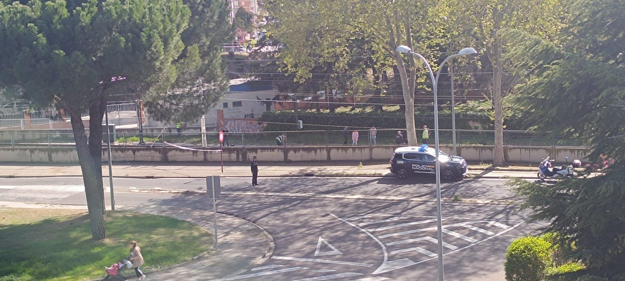 Interrumpido el tráfico ferroviario en Palencia