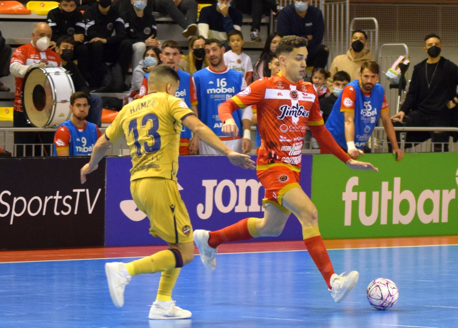 Jesús Izquierdo durante la pasada jornada