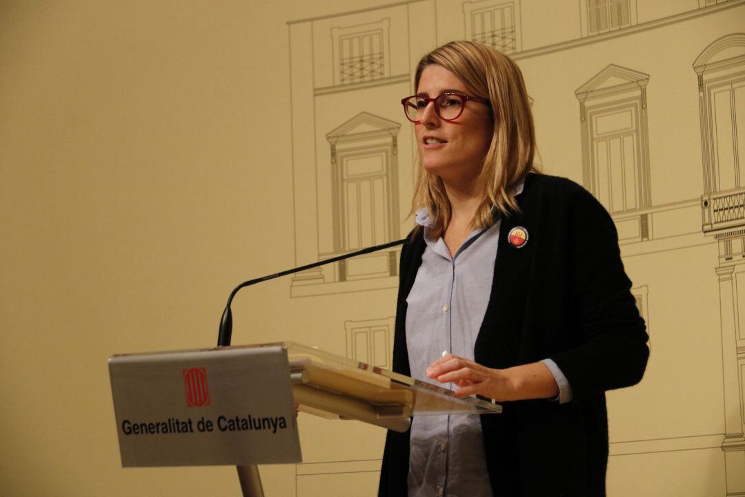 La consellera de Presidencia de la Generalitat, Elsa Artadi.