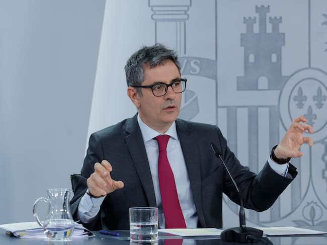 El ministro de la Presidencia, Justicia y Relaciones con las Cortes, Félix Bolaños.