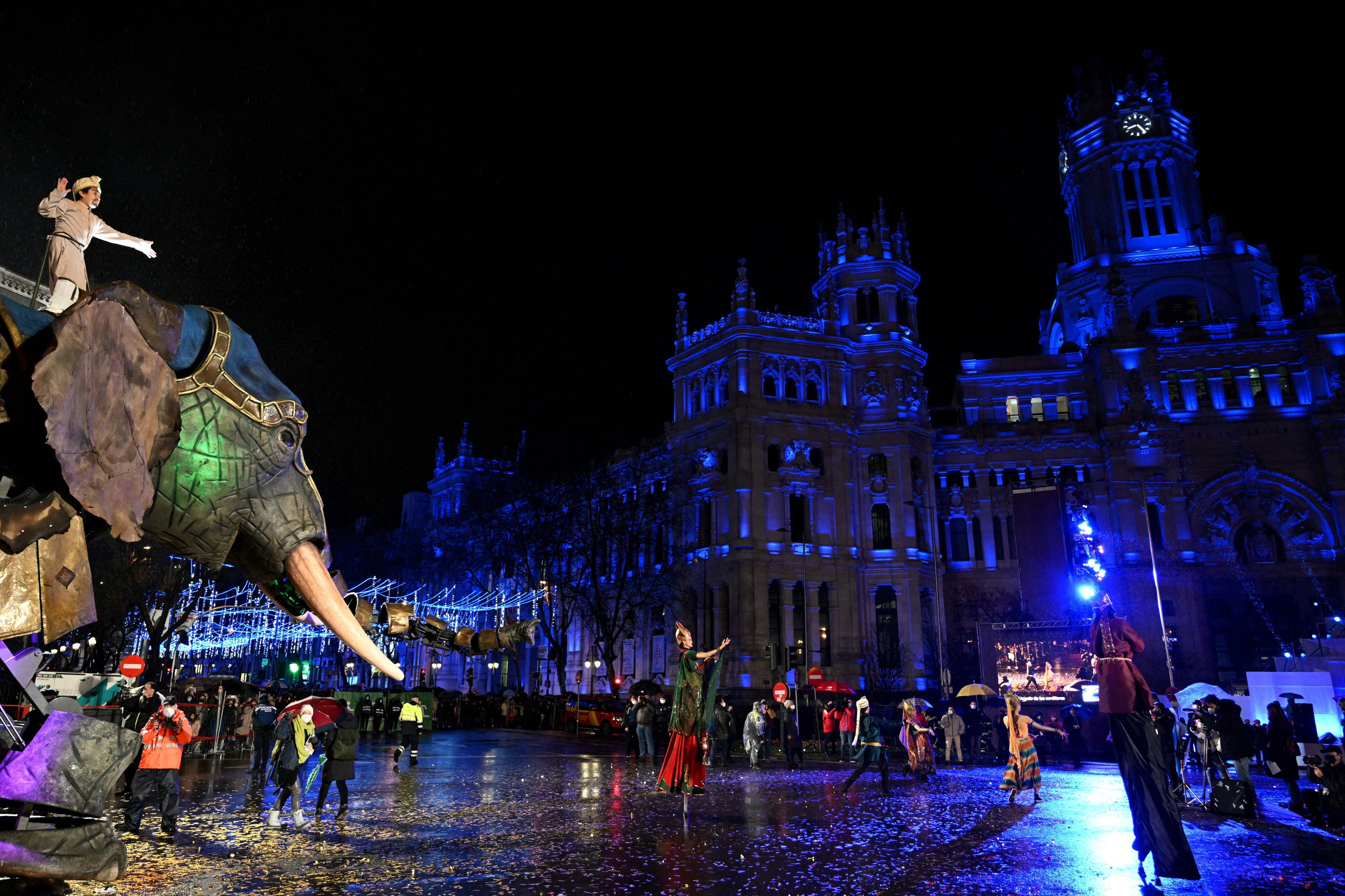 La Cabalgata de los Reyes Magos recorriendo Madrid