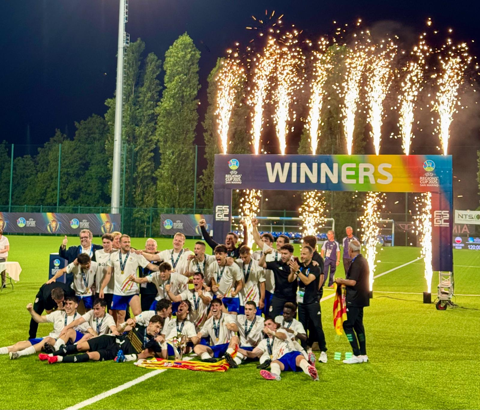 Aragón hace historia ganando la Copa de Regiones UEFA