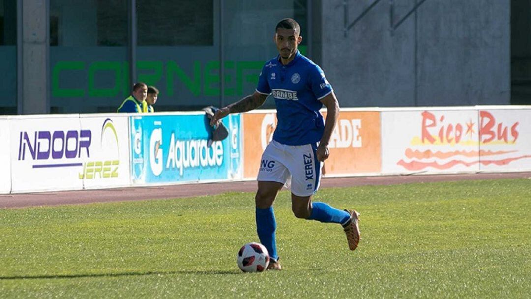 Robin Lafarge con el Xerez DFC.