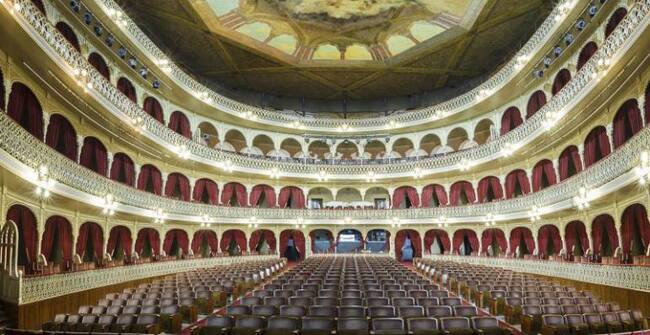 Interior del Gran Teatro Falla
