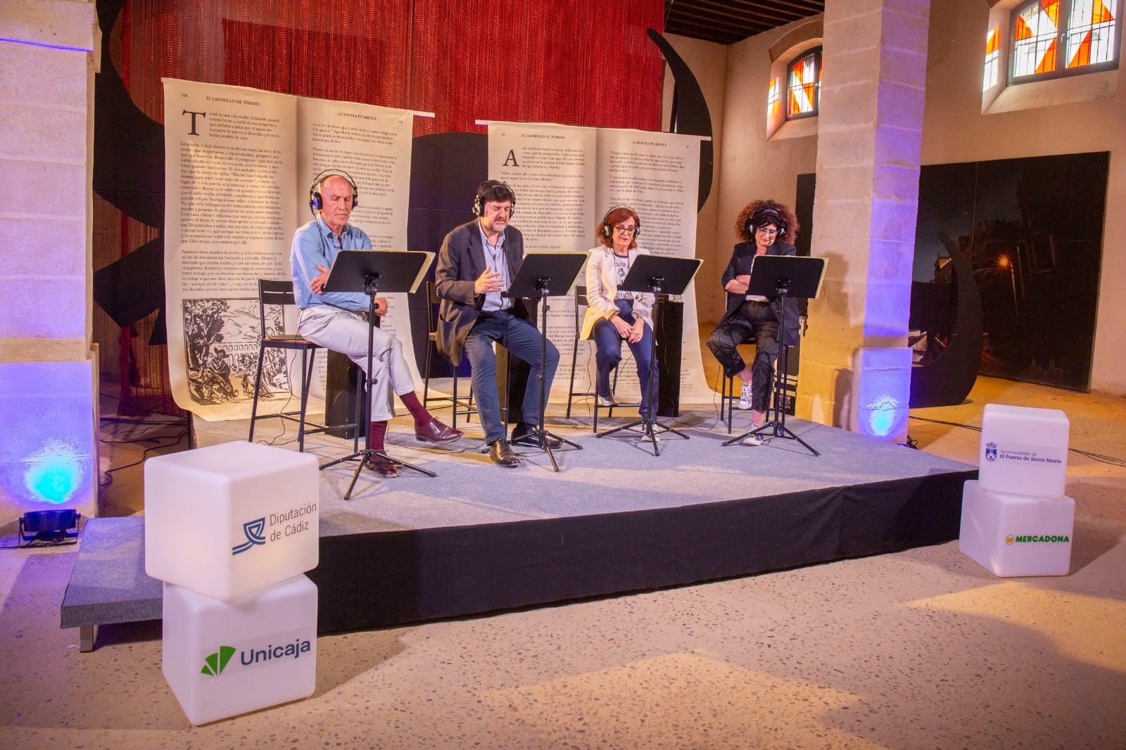 Primera jornada de los  Territorios Mágicos en El Puerto de Santa María con Antonio Martínez Asensio y Elvira Lindo