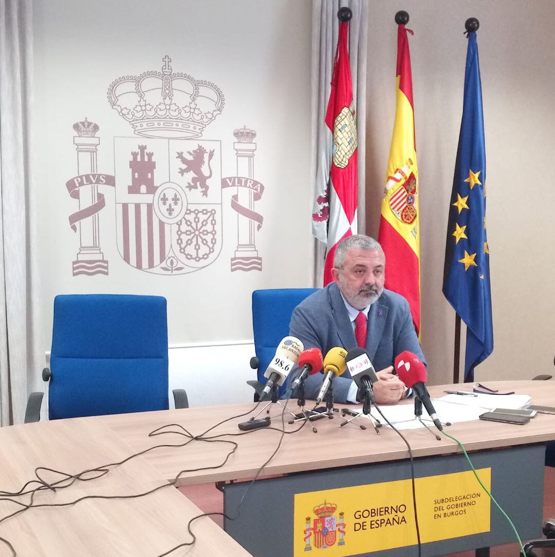 El subdelegado del Gobierno en Burgos, Pedro Luis de la Fuente