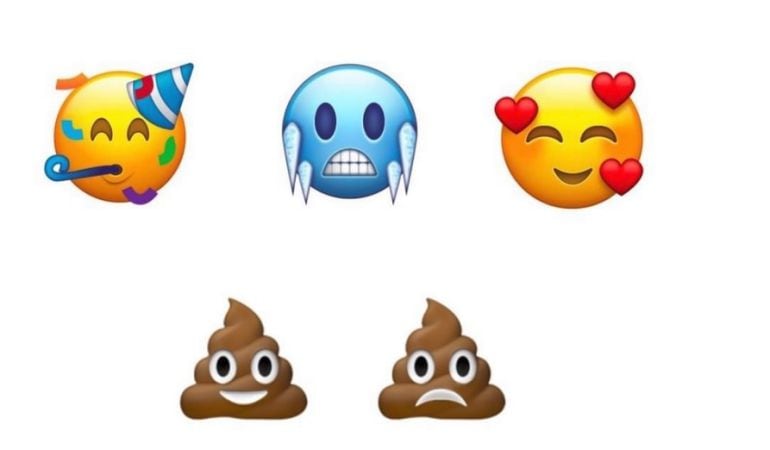 Algunos de los nuevos emojis de Unicode 11.0 que serán incluídos en 2018.